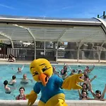 Tente En Toile Et Bois Avec Terrasse Pour 4 Personnes - Api-1-52-1471 *