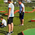 Tente En Toile Et Bois Avec Terrasse Pour 4 Personnes - Api-1-52-1471 Campingplatz Sainte-Marie-du-Mont (Manche)