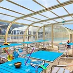 Tente En Toile Et Bois Avec Terrasse Pour 4 Personnes - Api-1-52-1471 *