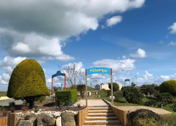 Camping Tente En Toile Et Bois Avec Terrasse Pour 4 Personnes - Api-1-52-1471 Sainte-Marie-du-Mont (Manche)